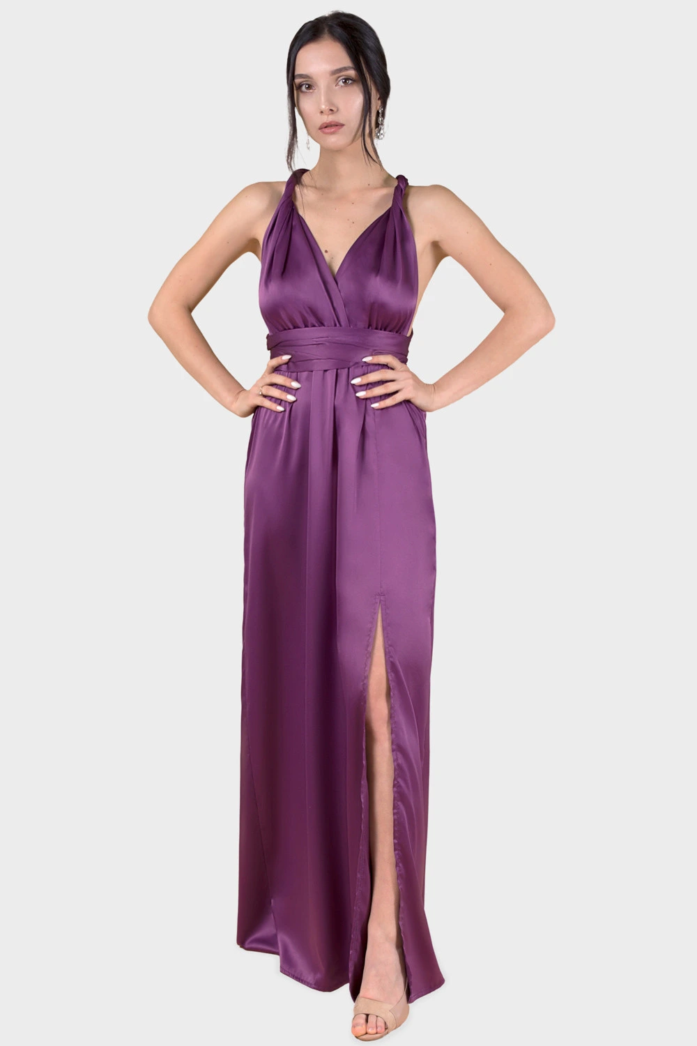 purple multiway infinity dress perfect for special occasions and as a bridesmaid dress