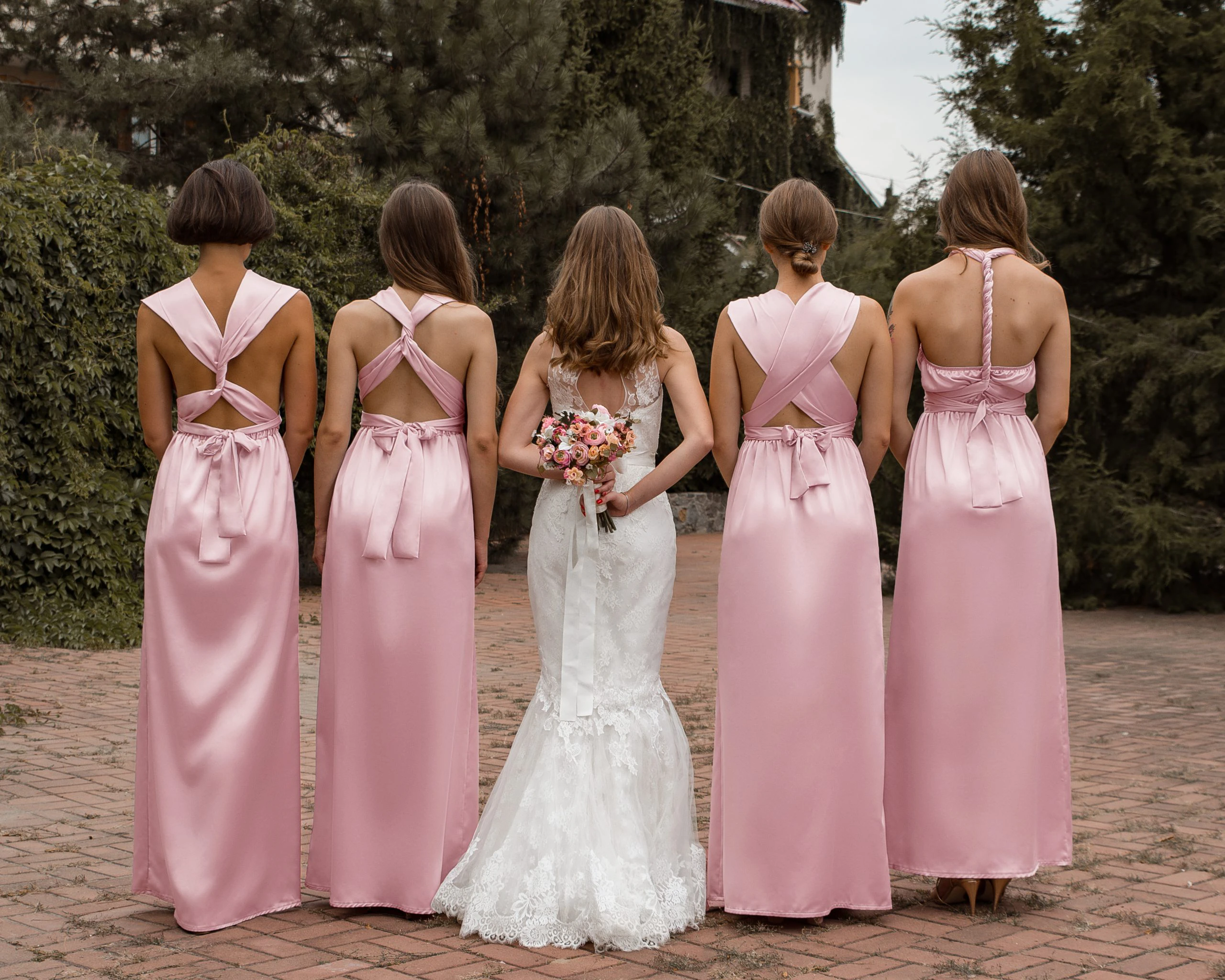 Multiway bridesmaid dress pink hotsell